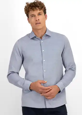 Woolworths Block Textured Slim Fit Cotton Shirt offer