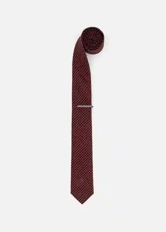 Geometric Tie & Tie Bar Set