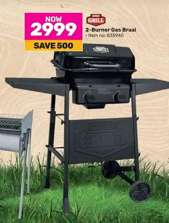 Game 2-Burner Gas Braai offer