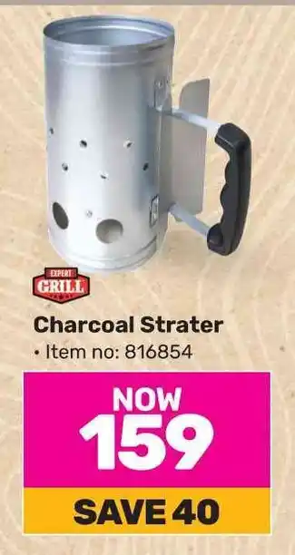 Game Charcoal Strater offer
