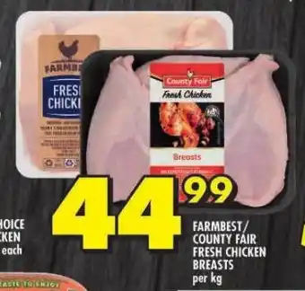 Shoprite FARMBEST/ COUNTY FAIR FRESH CHICKEN BREASTS offer
