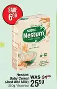 Dis-Chem Nestle Nestum Baby Cereal (Just Add Milk) Assorted-250g offer