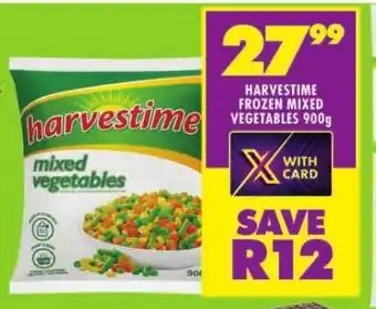 Shoprite HARVESTIME FROZEN MIXED VEGETABLES 900g offer