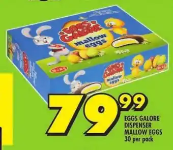 Shoprite EGGS GALORE DISPENSER MALLOW EGGS 30 per pack offer