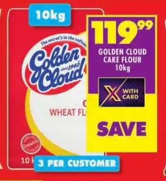 Shoprite GOLDEN CLOUD CAKE FLOUR 10kg offer