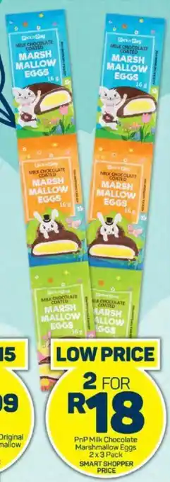 Pick n Pay PnP Milk Chocolate Marshmallow Eggs 2x3 Pack offer