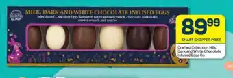 Pick n Pay Crafted Collection Milk, Dark and White Chocolate Infused Eggs 6s offer