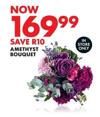 Woolworths AMETHYST BOUQUET offer