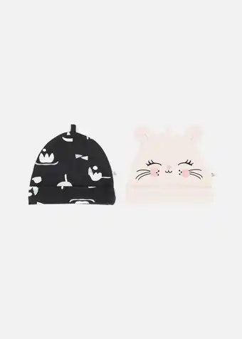 Woolworths Cat Print Beanies 2 Pack offer