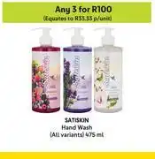 Makro Satiskin Hand Wash (All Variants)-For Any 3 x 475ml offer