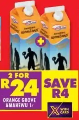 Shoprite ORANGE GROVE AMAHEWU 1L offer
