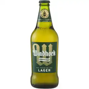 Shoprite Liquor Windhoek Premium Lager Beer Bottle 440ml offer