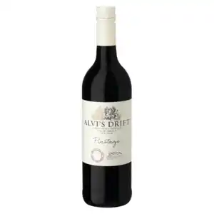 Shoprite Liquor Alvi's Drift Pinotage Red Wine Bottle 750ml offer