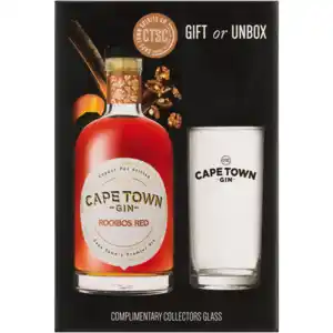Shoprite Liquor Cape Town Spirit Co. Rooibos Red Gin Gift Pack 750ml offer