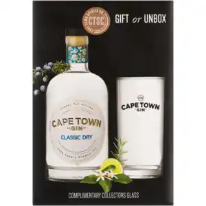 Shoprite Liquor Cape Town Spirit Co. Classic Dry Gin Gift Pack 750ml offer