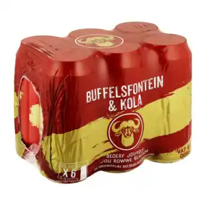 Shoprite Liquor Buffelsfontein Brandewyn Brandy And Kola Can 6 x 440ml offer