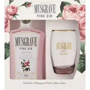 Musgrave Pink Gin Gift Pack 750ml