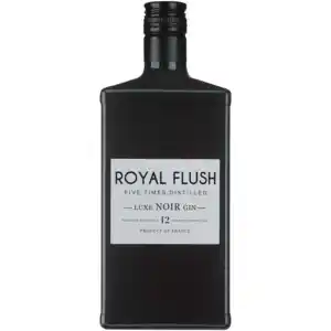 Royal Flush Luxe Noir Gin Bottle 750ml