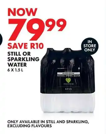 Woolworths STILL OR SPARKLING WATER offer