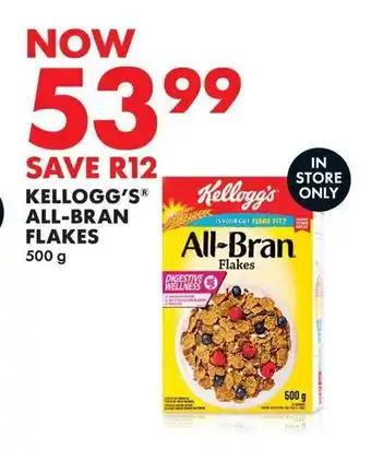 Woolworths KELLOGG'S ALL-BRAN FLAKES offer