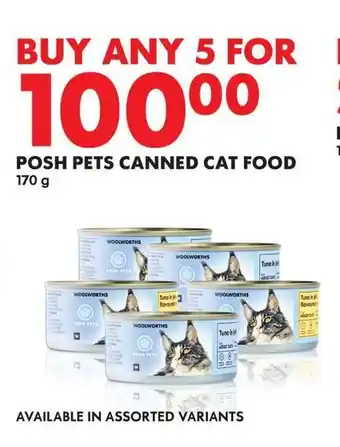 POSH PETS CANNED CAT FOOD 170g
