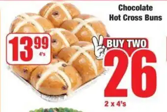 Boxer Chocolate Hot Cross Buns offer