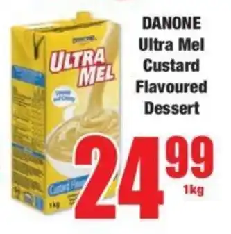 Boxer DANONE Ultra Mel Custard Flavoured Dessert offer