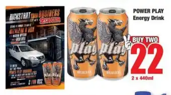 Boxer POWER PLAY Energy Drink offer