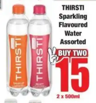 THIRSTI Sparkling Flavoured Water Assorted