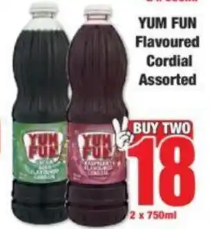 Boxer YUM FUN Flavoured Cordial Assorted offer
