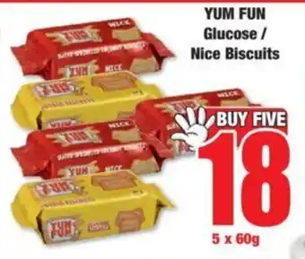 Boxer YUM FUN Glucose/ Nice Biscuits offer