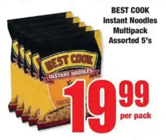 Boxer BEST COOK Instant Noodles Multipack Assorted 5's offer