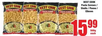 Boxer BEST COOK Pasta Screws/ Shells/ Penne/ Elbows offer