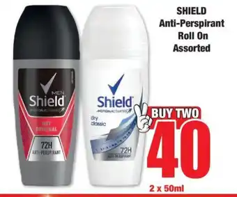 Boxer SHIELD Anti-Perspirant Roll On Assorted offer