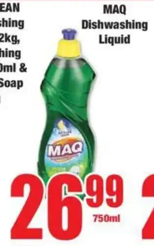 Boxer MAQ Dishwashing Liquid offer