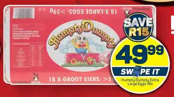 Pick n Pay Hypermarket Humpty Dumpty Extra Large Eggs 18s offer