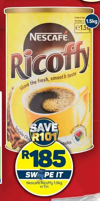 Pick n Pay Hypermarket Nescafé Ricoffy 1.5kg in Tin offer