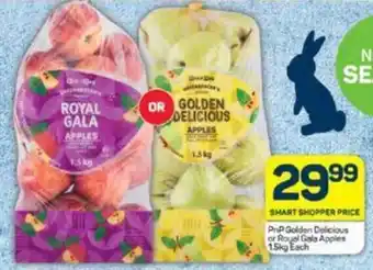 Pick n Pay PnP Golden Delicious or Royal Gala Apples 15kg Each offer