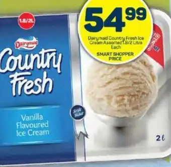 Pick n Pay Dairymaid Country Fresh Ice Cream Assorted 1.8/2 Litre offer