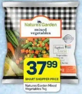 Pick n Pay Natures Garden Mixed Vegetables 1kg offer