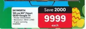 Makro Skyworth - 165 cm (65) smart qled google tv offer