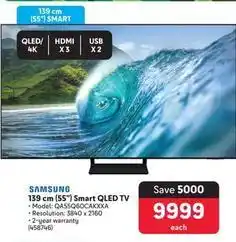 Makro Samsung - 139 cm (55) smart qled tv offer
