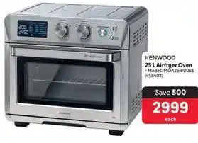 Makro Kenwood - 25 l airfryer oven offer