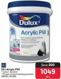 Dulux - 20 l acrylic pva