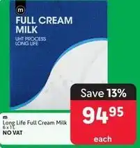 Makro M - long life full cream milk offer