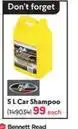 5 l car shampoo