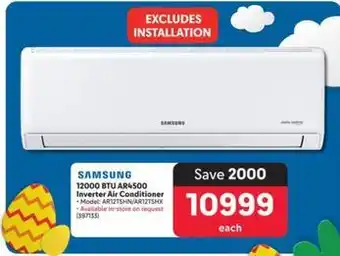 Makro Samsung - 12000 btu ar4500 inverter air conditioner offer