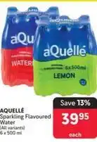 Makro Aquelle - sparkling flavoured water offer