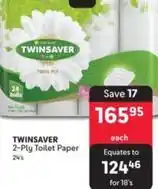 Makro Twinsaver - 2-ply toilet paper offer