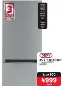 Makro Defy - 247 l fridge freezer offer